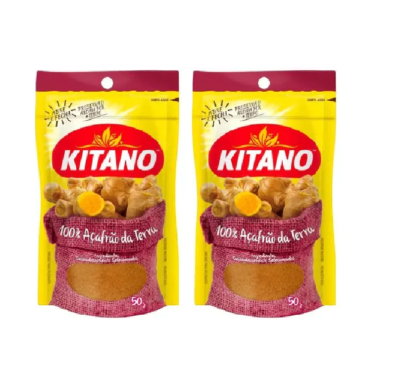 Kitano Açafrão da Terra (2x50g)